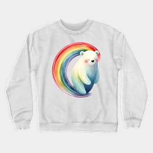 Dreamy Bear & Rainbow Crewneck Sweatshirt